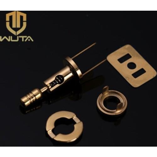 WUTA Stainless Steel DIY Bag Fold Lock Handbag Turn Twist Lock Buckle Leather Craft Hardware Bag Clasp Lock Durable Accessories