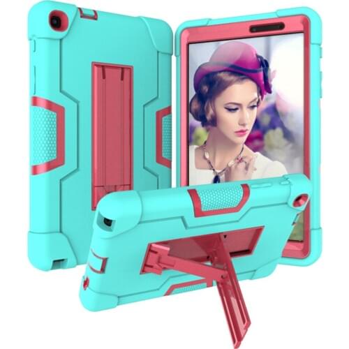 Heavy Duty Hybrid Safe For Samsung Galaxy Tab A 8.0 2019 SM-P200 SM-P205 Case Tablet Sleeve Pouch Stand Cover Armor Anti-knock