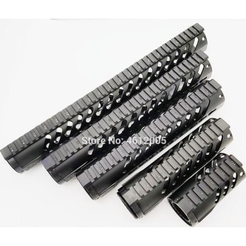 Tactical Keymod handguard Free Float Rifle Style ar 15 Handguard 4 7 10 12 15inch