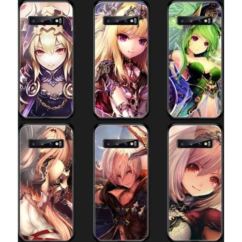 Genshin Impact Game Phone Case Tempered Glass For Samsung S20 Plus S7 S8 S9 S10E Plus Note 8 9 10 Plus A7 2018 Case