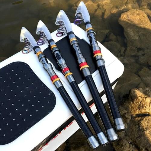 GHOTDA Fishing Rod 1.8M -3.6M Carp Fishing Rod Feeder Super Hard Carbon Fiber Telescopic Fishing Rod Fishing Pole