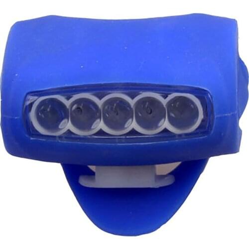 Bicycle Lights Bike Bicycle Head Front Rear Cycling 7LED Warning Light Silicone Safety LED Flash Caution Lamp Bicycle Accessorie