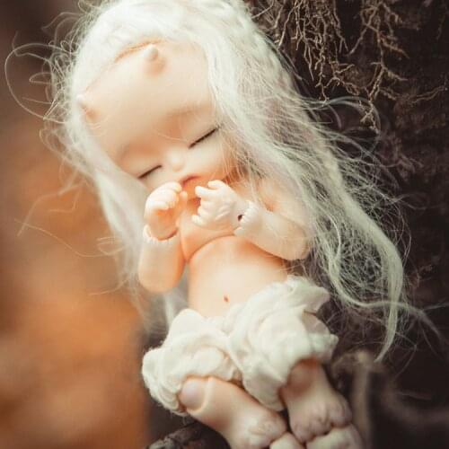 Top quality bjd 1/12 baby Doll Puka Mini Goat Human Animal Doll 11cm cute cool Hobbie Toy Gift Model Recast Resin Doll