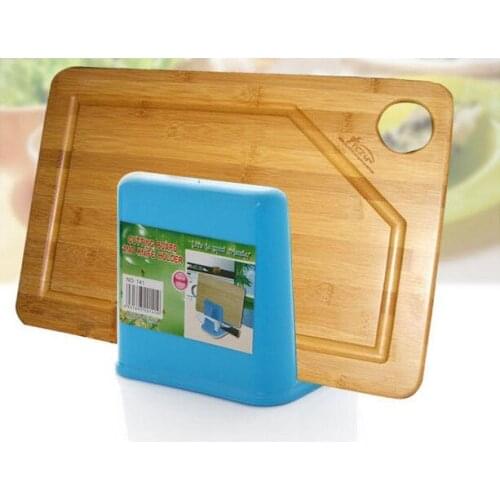1PC Plastic Chopping Block and Knife Stand Pan Cover Sucker Bracket Storage Rack Pan Cover Lid Shell Stand Shelf Holder KX 304