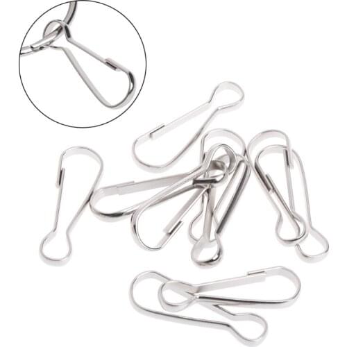 10 Pcs Parrots Birds Toys Accessories Hooks Stainless Steel Supplies Pets Cage