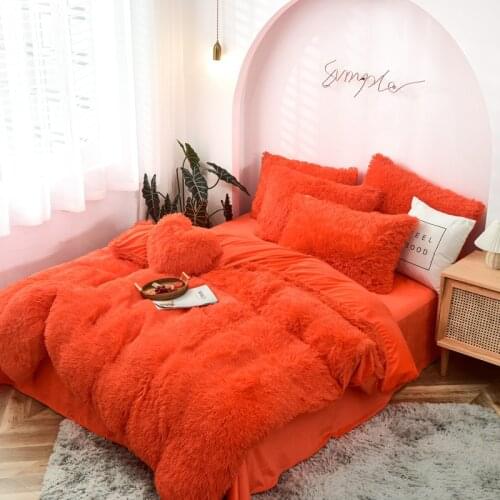 Velvet Bedding Sets Mink Four Piece Set Plush Crystal Coral Velvet Quilt Cover Sheet Pillow Case Comforters Quilt Bed Suits 2021