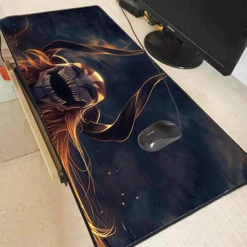 XGZ Anime Bleach Large Gaming Mouse Pad Rubber Locking Edge Mouse Mat Keyboard Pad Desk Mat for Laptop Computer Gamer Mousepad