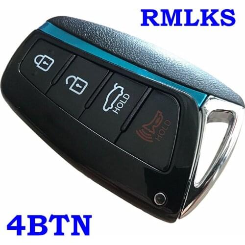 RMLKS 3 4 Buttons High Quality Smart Key Case for Hyundai Genesis 2013-2015 Santa Fe Equus Azera Remote Control Key Shell