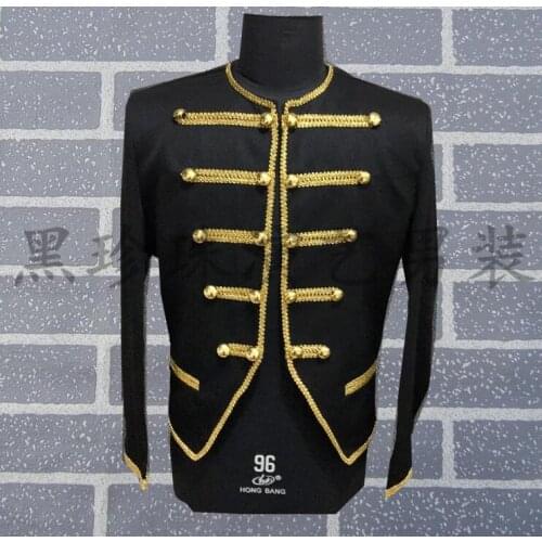 Black slim men suits designs masculino homme terno stage costumes for singers men sequin blazer dance clothes jacket style dress