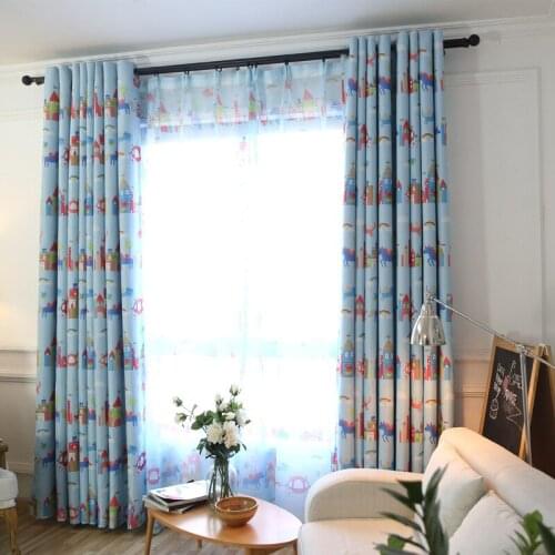 COLORFUL KING Cotton Curtains For Windows