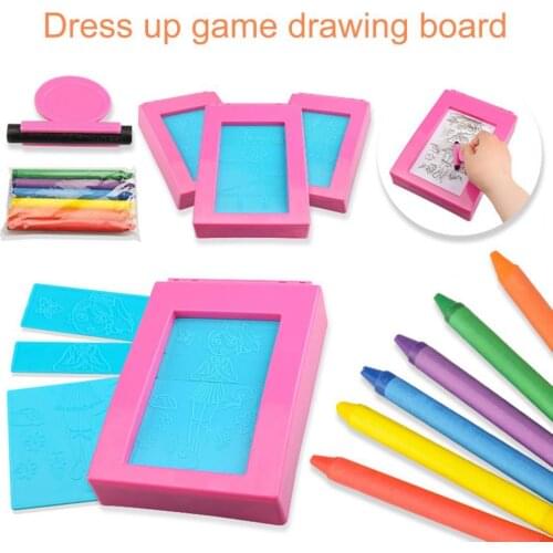 Doodle Writing Board Card Type Educational Wiping Function Kids Crayon Doodle Drawing Board Kindergarten Kids Toys Painting Tool