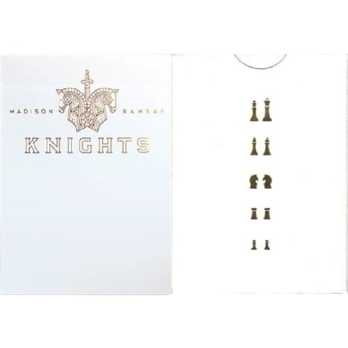 Ellusionist White Knights Playing Cards Bicycle Deck USPCC Collectable Poker Magic Card Games Magic Tricks Props