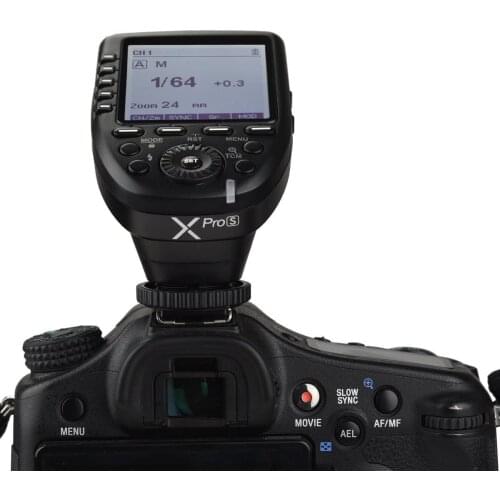 Godox XPro-S TTL 2.4G High-Speed Sync Wireless Flash Trigger Transmitter Compatible for Sony Cameras, 1/8000s