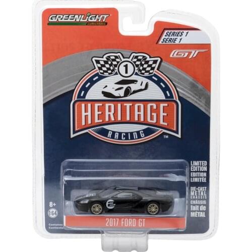 GreenLight 1:64 2017 Ford GT 1966 #2 Ford GT40 Alloy model car Metal toys for childen kids diecast gift