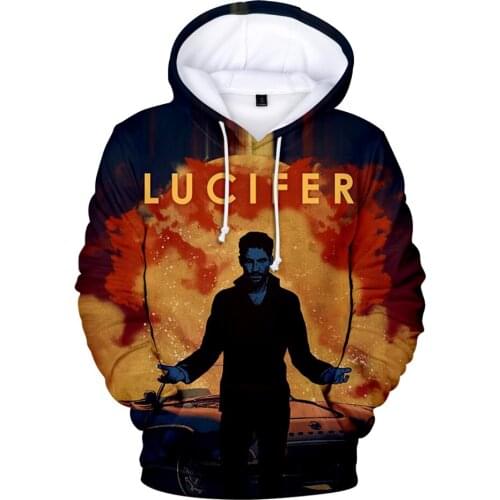 New Lucifer Season 5 Hoodies Fashion Popular Lucifer 3D Print Hoodie Men Women Autumn Casual Pullovers Outdoor Sweatshirts Top