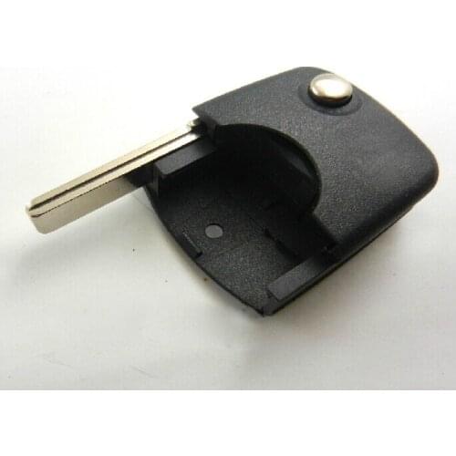Round FOB Key Head Shell For VW Folding Flip Remote Key Cover Blanks