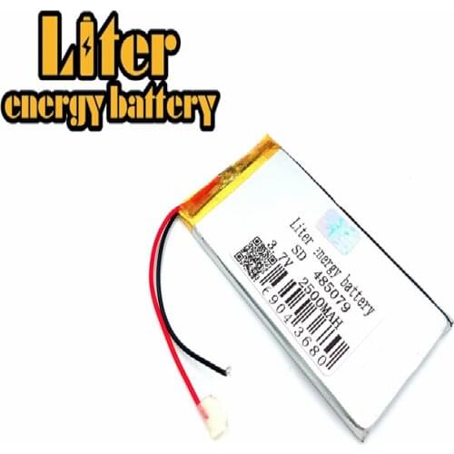 Size 485079 505080 3.7v 2500mah Lithium Polymer Battery With Board For Mp3 Mp4 Gps Digital Products