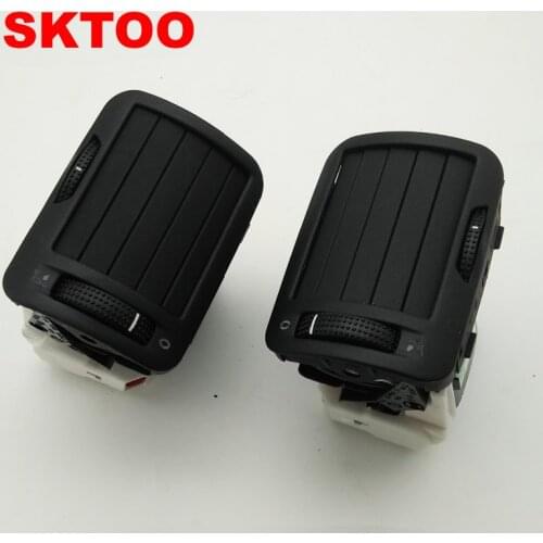 Luces de ventilación SKTOO para tablero delantero derecho negro A/C salida para VW Passat B5 1997-2004 2005 3B0 819 704 D 2AQ 3B
