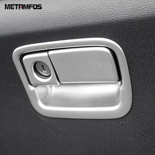 For Honda CR-V CRV 2017-2020 2021 Matte Glove Box Storage Container Locker Door Handle Cover Trim Inner Accessories Car Styling