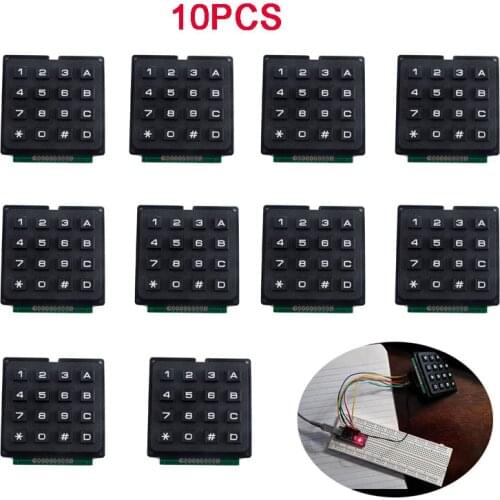 16Keys 4X4 Membrane Matrix Keypad Keyboard Module Array Switch for Arduino UNO R3 Nano FZ0840