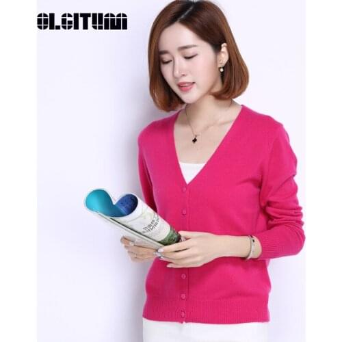 OLGITUM Women's Cashmere Cardigans