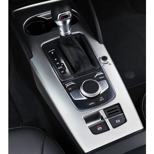 Fit for Audi A3 2018 modified gear trim cover water cup trim panel for new A3 interior modification
