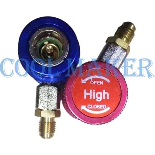 R1234YF 1234YF New Style Auto Refrigerant Manual Quick Coupler High and Low 1 pair