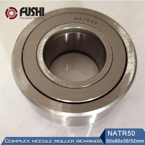 NATR50 Roller Followers Bearings 50*90*32*30mm ( 1 PC) Yoke Type Track Rollers NATR 50 Bearing NATD50