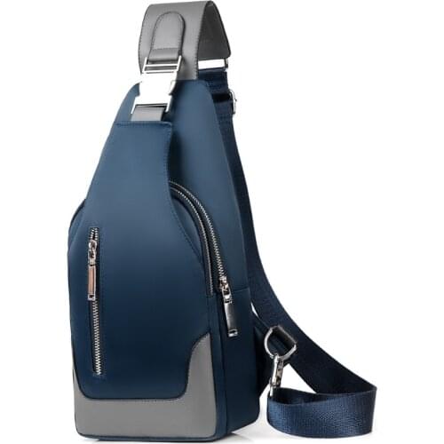 2021 Luxury Men‘s Sling Chest Bag Crossbody Outdoor Sport Shoulder Handbag Daily Picnic Oxford Messenger Pack Bolsa Boy Backpack