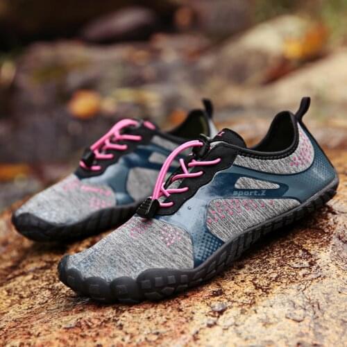 Outdoor Sport Water Shoes Women Men Swimming Shoes Aqua Beach Shoes Big Plus Size Sneaker for Men Striped Colorful zapatos