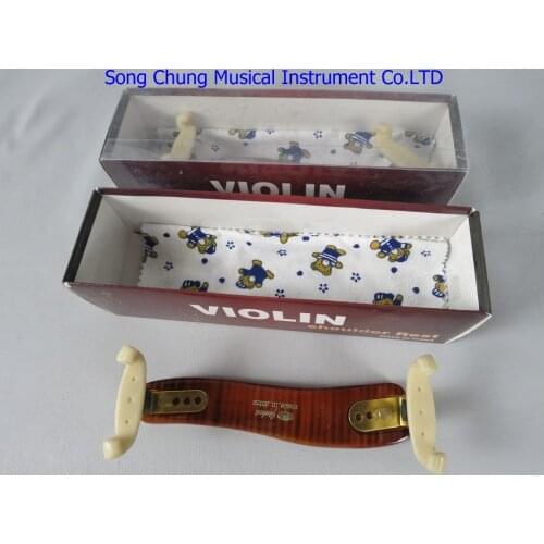 2pcs new adjustable violin shoulder rest for 1/2 and 1/4 violin