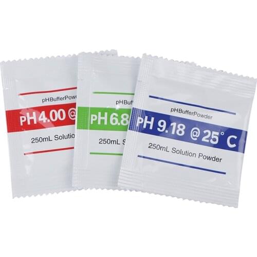 30Pcs PH Powder Solution Buffer Calibration Sachet PH4.00/ PH6.86