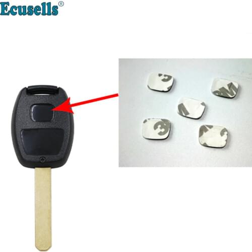 5PCS/lot Car Key Shell Square Emblem Symbol Sticker Logo For Honda remote car keys