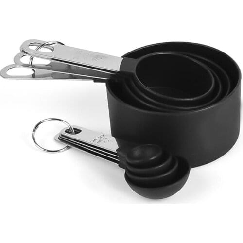 8Pcs Stainless Steel Coffee Powder Scoop Measuring Cup Spoon Baking Tools Set Kitchen Accessories Gadget