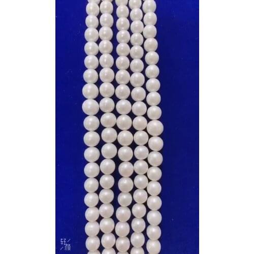 Hot sale 11-14mm white round edison fresh water pearl strands for jewelry making