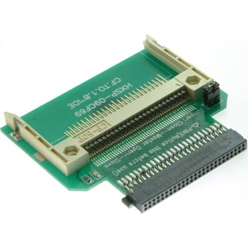 Chenyang CF Compact Flash Merory Card to 50pin 1.8 Inch IDE Hard Drive SSD Converter Adapter for Toshiba