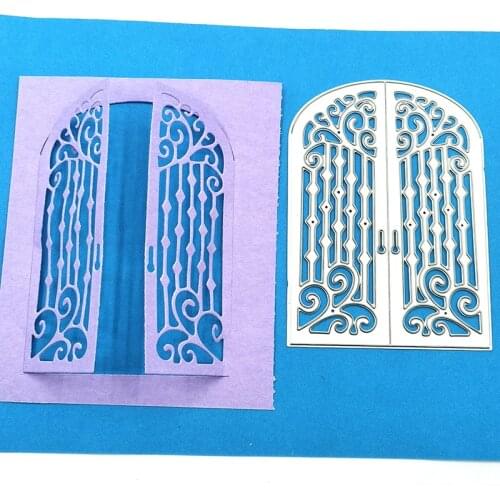 Julyarts Lace The Window Cutting Dies 2021 Metal Cutting Dies Molds Carbon Steel Metal Cutting Dies Scrapbooking Decorative