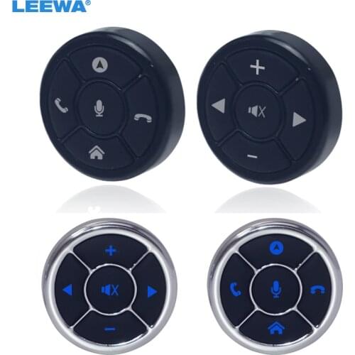 LEEWA Ultra Slim 10-key Car Smart Wireless Steering Wheel Control Button Suitable For Car Android Stereo Navigation Head Unit