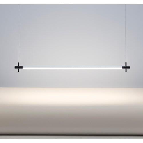 Minimalist Designer Strip Pendant Lamp Restaurant Dining Room Pendant Lights Modern LED Strip Hanging Lamp Office Light Fixtures