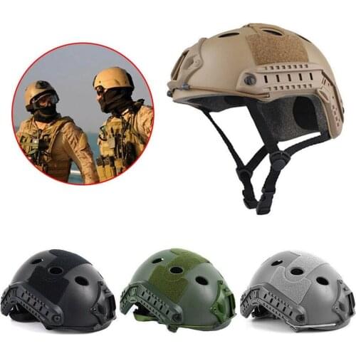 Multifunction Hunting Military Combat Tactical Helmet Protective Abs Fast Helmet Riding Protective Gear Outdoor Work Helmet