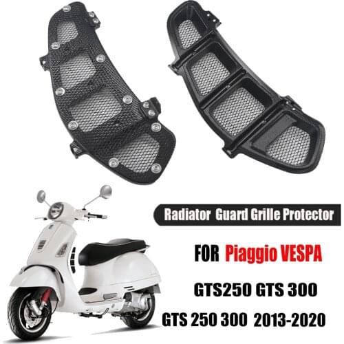 Motorcycle Scooter CNC Radiator Guard Grille Bezel Cover Shield Protection For Piaggio VESPA GTS250 GTS300 GTS 250 300 2013-2020