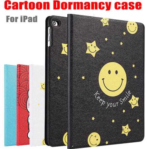Cartoon Leather Case for iPad Mini 1 Mini 2 Mini 3 Flip Smart Protective Cover for iPad Mini 4 5 Smart Cover