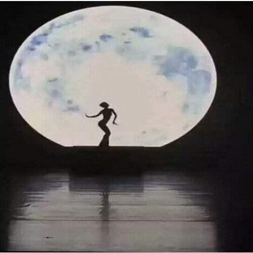 Inflatable moon ball, Artificial moon simulation moon included LED, air pump, use for Big Party,festival celebration square moon