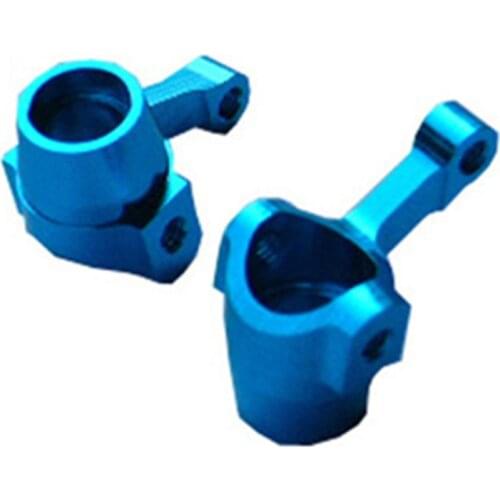 2pcs/set Aluminum Alloy Front Steering Cup Metal Steering Knuckle for 1/16 Kyosho Mini Inferno RC Car Upgrade Part