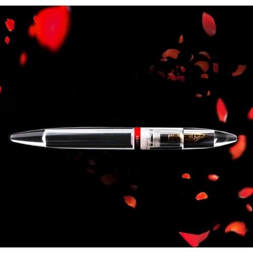 Moonman M2 Dropper Fountain Pen Fully Transparent Large-Capacity Ink Storing Iridium Point 0.38/0.5mm Fashion Writing Gift Set