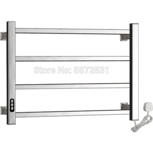 Bathroom Heated Towel Rack Rail 4 Bars Ladder Electric 304 stainless steel Clothes/towel warmer rack for bathroom