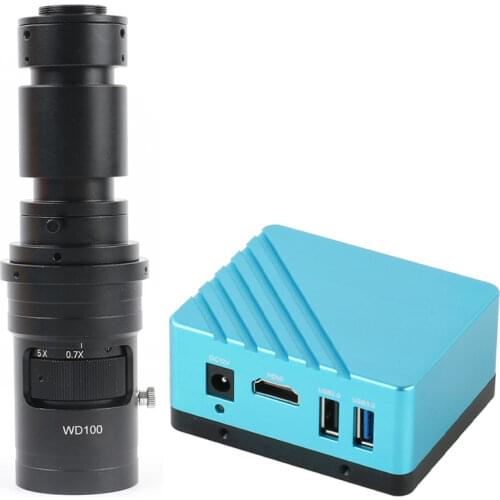 HD 1080P 8.0MP 4K SONY IMX334 HDMI Industrial Video Microscope Camera C Mount U Disk Video Recorder For Phone PCB CPU Soldering