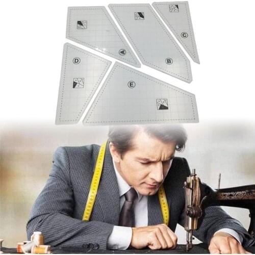 Transparent Quilting Sewing Patchwork Ruler Measuring Tailor Tools Template N0Q1 Handmade Supplies DIY D2E9