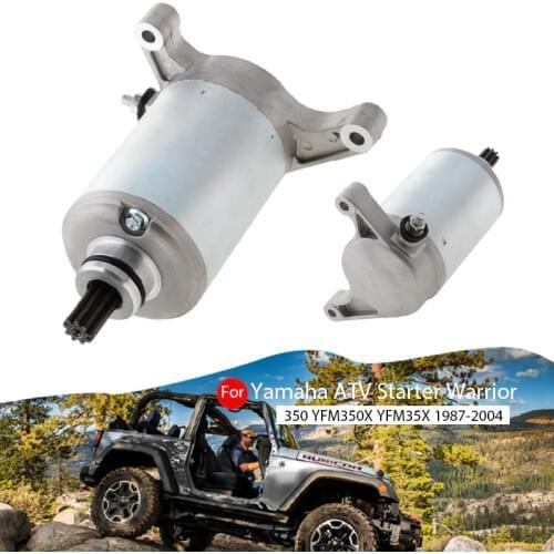 Motorcycle 9T Starter Motor For Yamaha Warrior 350 YFM350X Raptor 350 YFM350R Kodiak 400 YFM400 Big Bear 350 Etc ATV Accessories