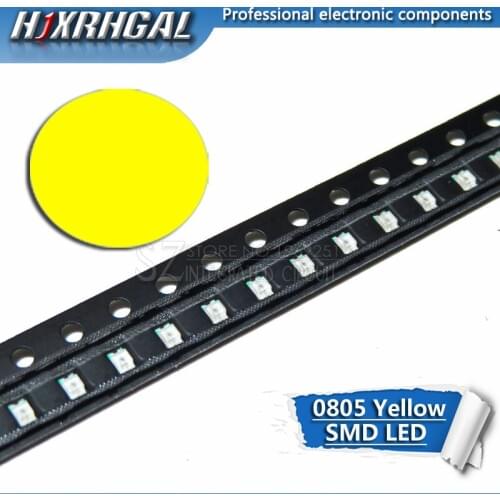 1pcs yellow 0805 SMD LED diodes light new and original hjxrhgal